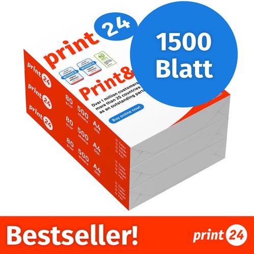 Druckerpapier 1500 blatt - a4,