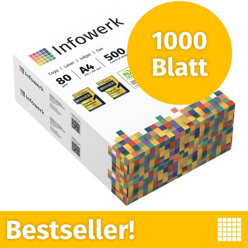 Druckerpapier 1000 blatt - druckerpapier, a4