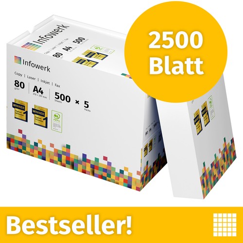 Druckerpapier 2500 blatt - druckerpapier, a4