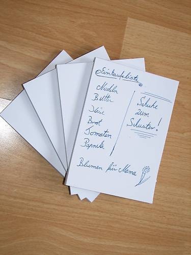 Schreibblöcke - 4,