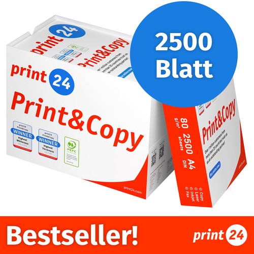 Druckerpapier 2500 blatt - a4,