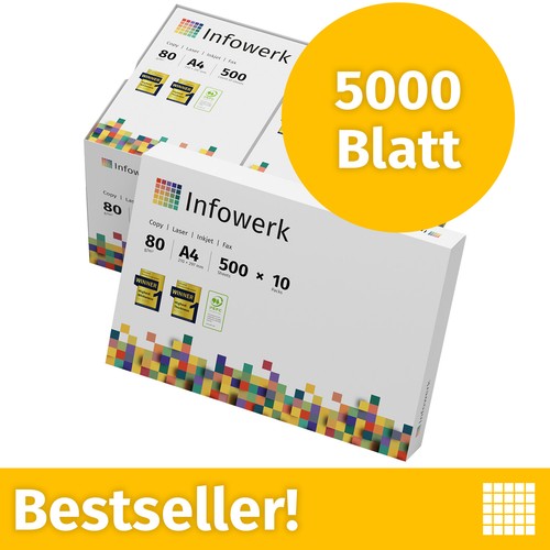 Druckerpapier 5000 blatt - druckerpapier, a4